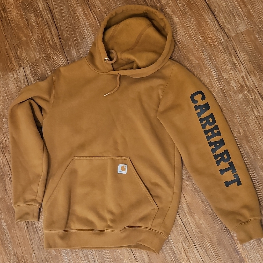 Carhartt Men's Tan Hoodie Sweater